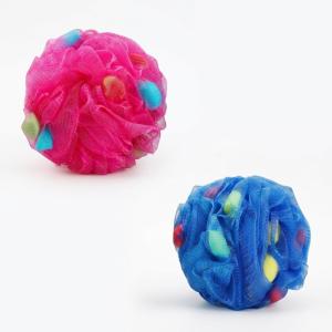 Sponge – Premium Round Loofah Body Wash Puff and Shower Scrubber (Pack of 2)