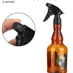 Spray Bottle Hair Sprayer Barber Bottle Accessory(Brown) 1 Pcs