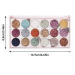 18 Color Eye Shadow Glittery Shades Professional  Makeup Eyeshadow 1 Pcs