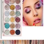 18 Color Eye Shadow Glittery Shades Professional  Makeup Eyeshadow 1 Pcs