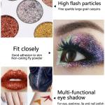 18 Color Eye Shadow Glittery Shades Professional  Makeup Eyeshadow 1 Pcs