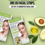 Women One Go Facial Wax Strips 20 Strips (Chamomile - Shade 01)