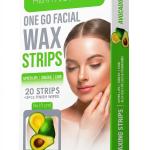Women One Go Facial Wax Strips 20 Strips (Chamomile - Shade 01).