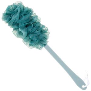 Back Scrubber for Shower, Long Handle Bath Sponge Shower Brush with Hand loofah Multicolour  (Pack of 1).