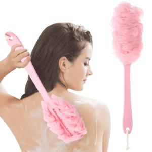 Loofahs for Bathing in Long Handle for Men and Women, Pack of 1