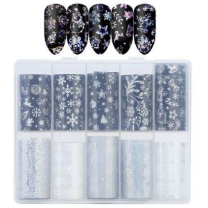 (10 Rolls) Nail Foil Transfer Sticker..
