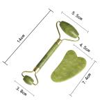 Green Face Roller With Face Massager For Women Men |  (Green) 1 Piece