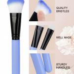 12pcs Professional Make Up Brush for Foundation Blush, Portable Storage Box, Best Gift Kit (Blue)