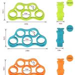 Finger Stretcher Resistance Band Hand Grip/Fitness Grip (Pack of 3)