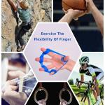 Finger Stretcher Resistance Band Hand Grip/Fitness Grip (Pack of 3)