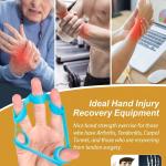 Finger Stretcher Resistance Band Hand Grip/Fitness Grip (Pack of 3)