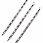 6 Pcs Stainless Steel Blackhead Whitehead  Pimple Remover