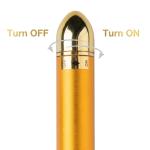 24k Golden Pulse Facial Massager, T-Shape Electric Sign Face Massage Tools ( Pack of 1).