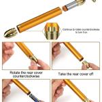 24k Golden Pulse Facial Massager, T-Shape Electric Sign Face Massage Tools ( Pack of 1).