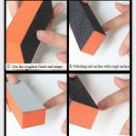 3Pcs Nail Block Buffer For Nails Art Buffers Nail Files (MULTICOLOR)
