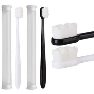 2 Pcs Soft Toothbrush  Micro-Nano Bristled For Sensitive Teeth Toothbrush Extra Soft Toothbrush