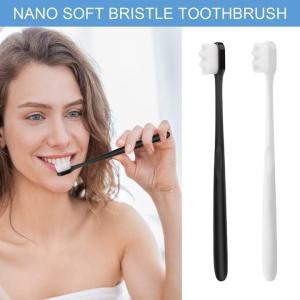 2 Pcs Soft Toothbrush  Micro-Nano Bristled For Sensitive Teeth Toothbrush Extra Soft Toothbrush