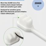 2 Pcs Soft Toothbrush  Micro-Nano Bristled For Sensitive Teeth Toothbrush Extra Soft Toothbrush.