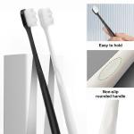 2 Pcs Soft Toothbrush  Micro-Nano Bristled For Sensitive Teeth Toothbrush Extra Soft Toothbrush.