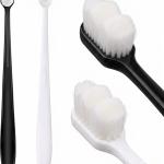 2 Pcs Soft Toothbrush  Micro-Nano Bristled For Sensitive Teeth Toothbrush Extra Soft Toothbrush.