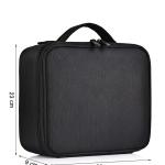 Professional 16 in 1 layer Makeup Case Organizer Bag for Women Travel Cosmetic Kit Storage