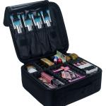 Professional 16 in 1 layer Makeup Case Organizer Bag for Women Travel Cosmetic Kit Storage