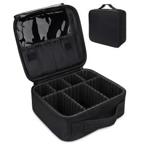 Professional 16 in 1 layer Makeup Case Organizer Bag for Women Travel Cosmetic Kit Storage