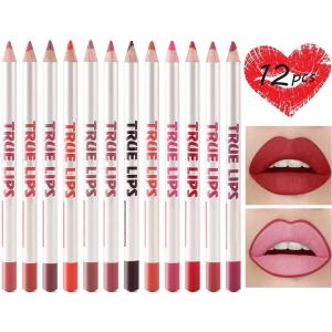 High quality makeup matte colorful wood material lipliner lip pencil(1 pcs).