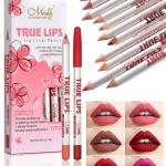 High quality makeup matte colorful wood material lipliner lip pencil 1 pcs