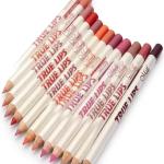 High quality makeup matte colorful wood material lipliner lip pencil 1 pcs