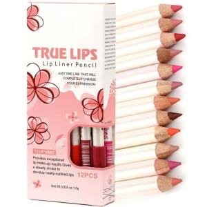 High quality makeup matte colorful wood material lipliner lip pencil(1 pcs).