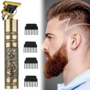 VINTAGE T9-Hair Trimmer T Blade Zero Gapped, Rechargeable Cordless Hair Trimmer with LED Display,(Pack of 1).