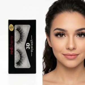 Premium Black 3D Eyelash Set, For Parlour, Box