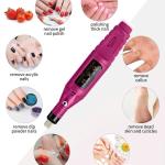 Electric Nail Drill Machine 20000 RPM Professional Nail Drills for Acrylic Nails Gel E-file Nail File