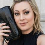 Makeup Brush Set with Black Leather Case- BLACK, 24 Pieces