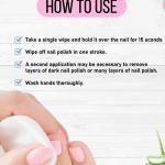 Nail Polish Remover Pads, Nail Cleaning Tissues.(pack of 2)