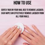 Nail Polish Remover Pads, Nail Cleaning Tissues.(pack of 2)