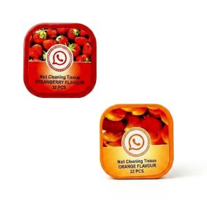 Nail Polish Remover Wipes (Set of 2).
