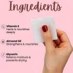 Nail Polish Remover Wipes (Set of 6).