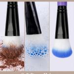 12pcs Professional Make Up Brush for Foundation Blush, Portable Storage Box, Best Gift Kit (Blue)