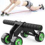 4 Wheel AB Roller Wheel Toner Exercise Equipment for Abdominal Core Workouts(Pack of 1).