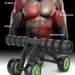 4 Wheel AB Roller Wheel Toner Exercise Equipment for Abdominal Core Workouts(Pack of 1).