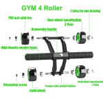 4 Wheel AB Roller Wheel Toner Exercise Equipment for Abdominal Core Workouts(Pack of 1).
