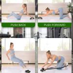 4 Wheel AB Roller Wheel Toner Exercise Equipment for Abdominal Core Workouts(Pack of 1).