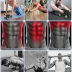 4 Wheel AB Roller Wheel Toner Exercise Equipment for Abdominal Core Workouts(Pack of 1).
