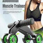 4 Wheel AB Roller Wheel Toner Exercise Equipment for Abdominal Core Workouts(Pack of 1).