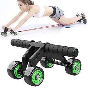 4 Wheel AB Roller Wheel Toner Exercise Equipment for Abdominal Core Workouts(Pack of 1)