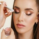 Makeup Brush Set 4 in 1 Portable Travel Blending Powder Foundation Brush.