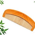 Pack of 3 Pieces Handmade Wooden Comb (Lakdi ka Kangha) Wide Tooth Comb For Women & Men Hair Growth.