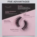 Handmade 3D Eyelashes NATURAL Set Of 10